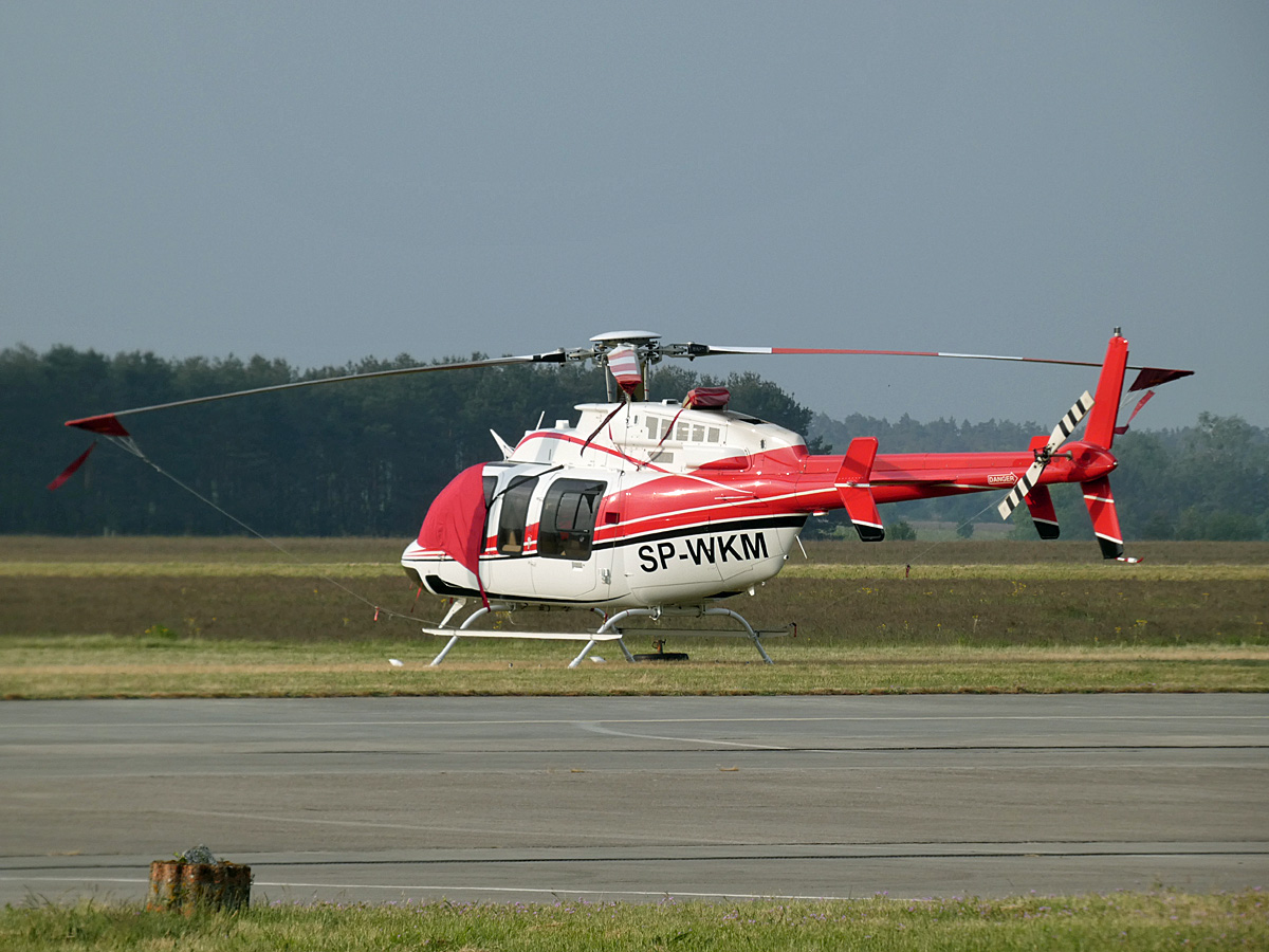 Private Bell-407GX, SP-WKM, Flugplatz Strausberg, 04.05.2024