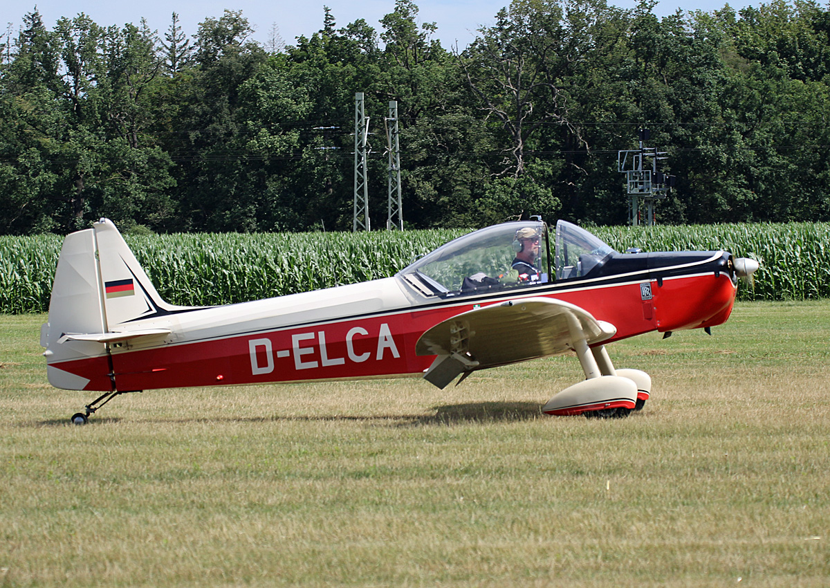 Private Binder CP301S Smaragd, D-ELCA, Flugplatz Bienenfarm, 06.07.2024