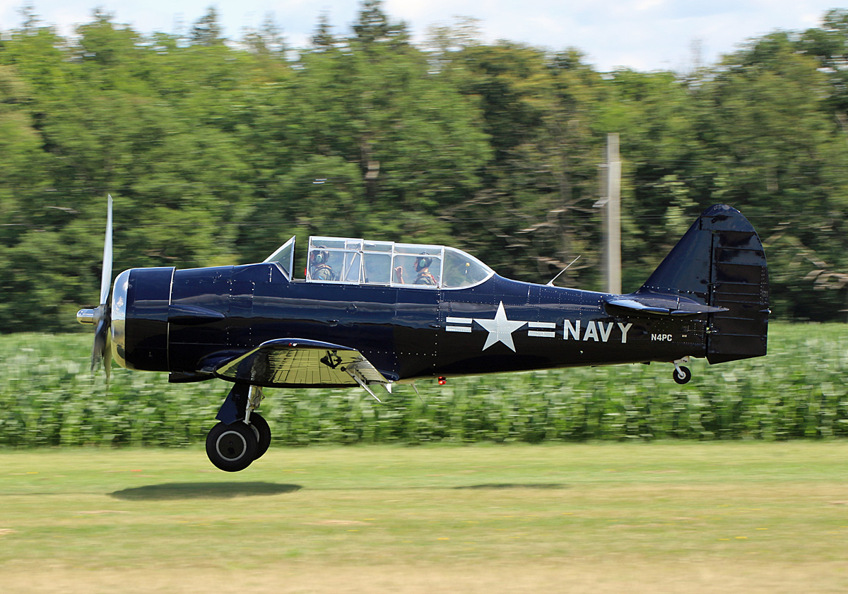 Private Canadian Car and Foundry MK IV, N4PC, Flugplatz Bienenfarm, 07.07.2024