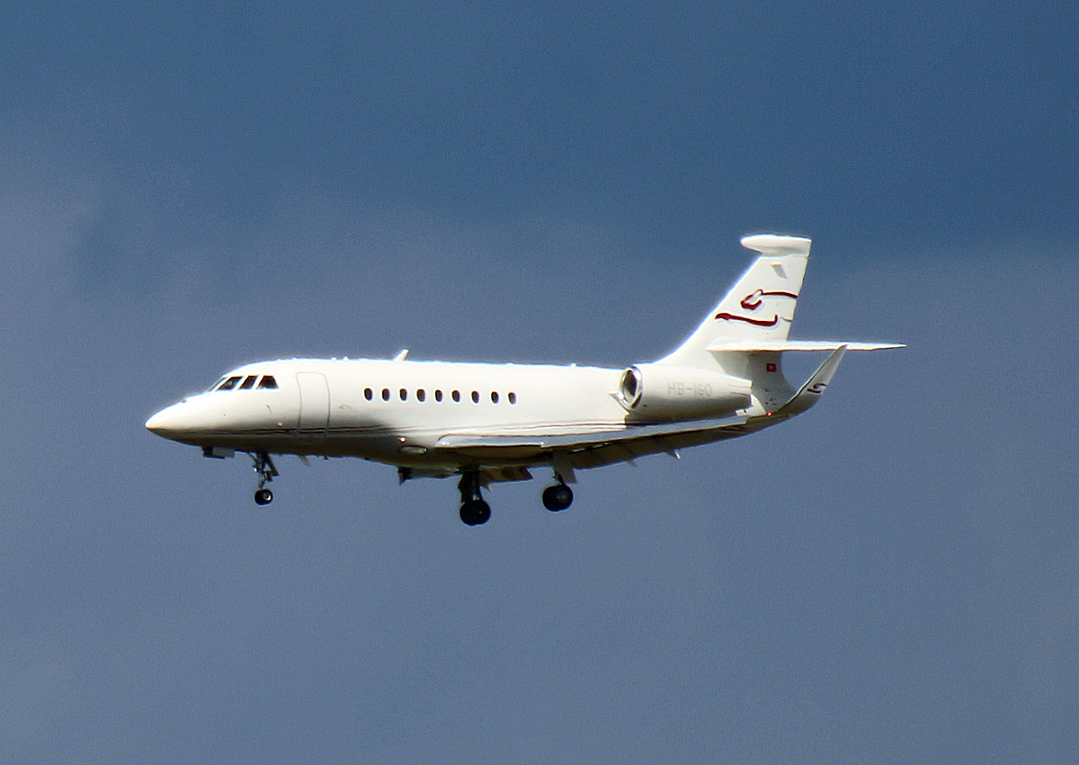 Private Dassault Falcon 200EX, HB-IGO, BER, 14.07.2024