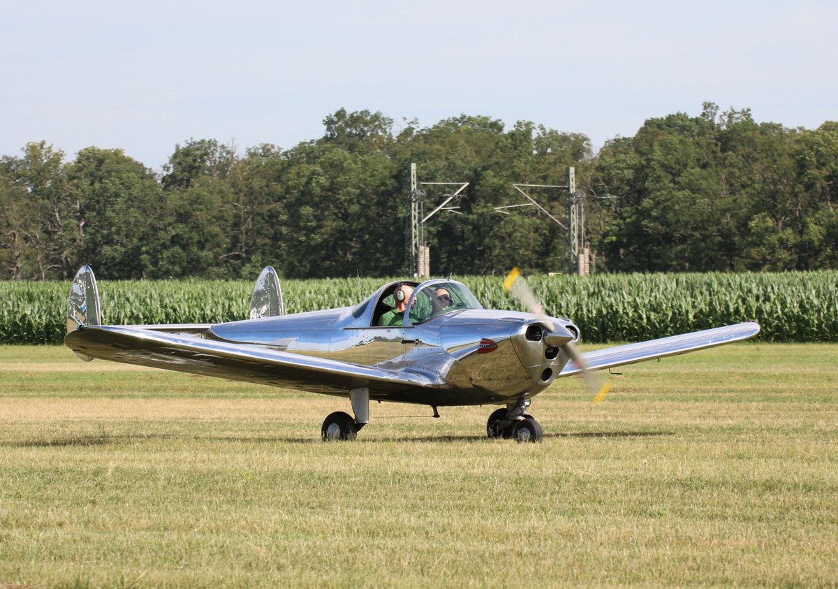 Private Erco Ercoupe 415CD, N3330H, Flugplatz Bienenfarm, 06.07.2024