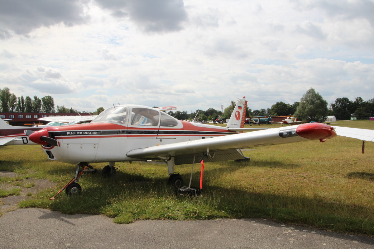 Private Fuji FA200-180 Aero Subaru, D-EAIQ, Flugplatz Bienenfarm, 05.07.2024