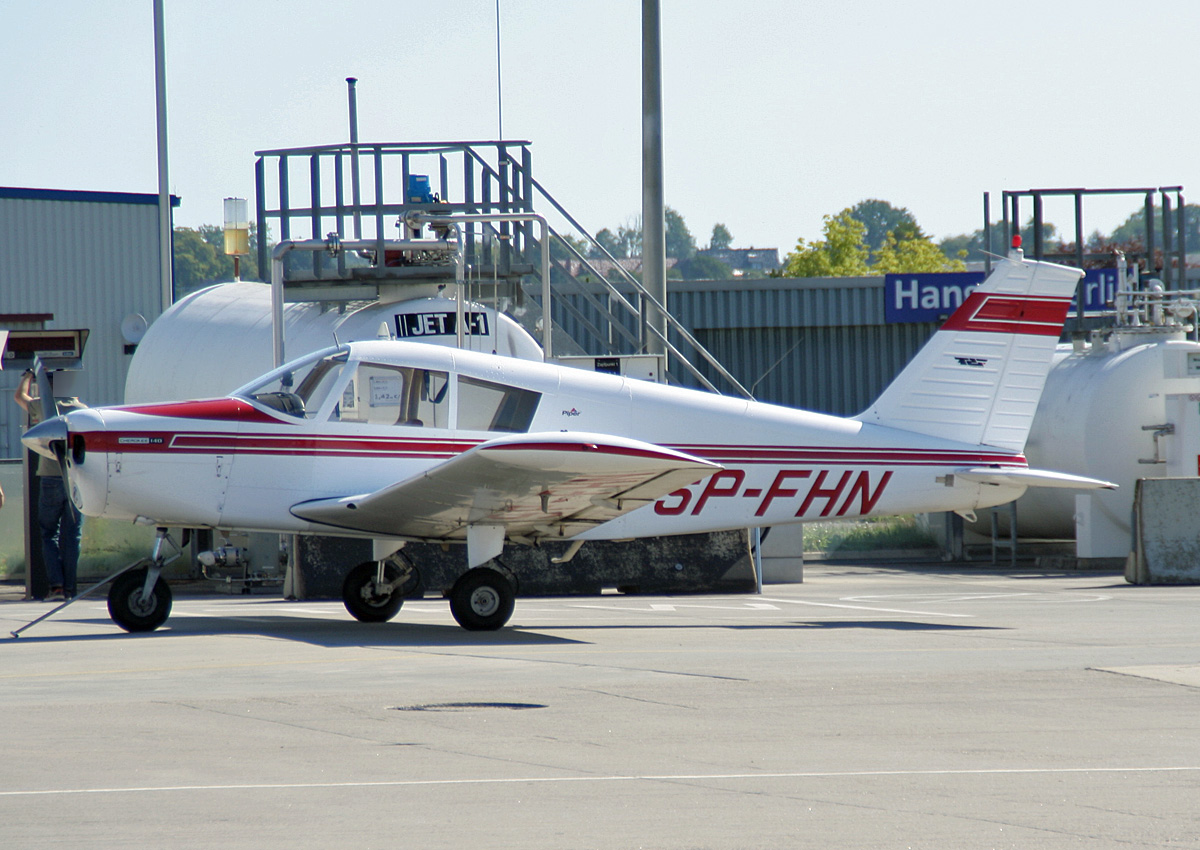 Private Piper PA-28-140, SP-FHN, Flugplatz Strausberg, 11.08.2024