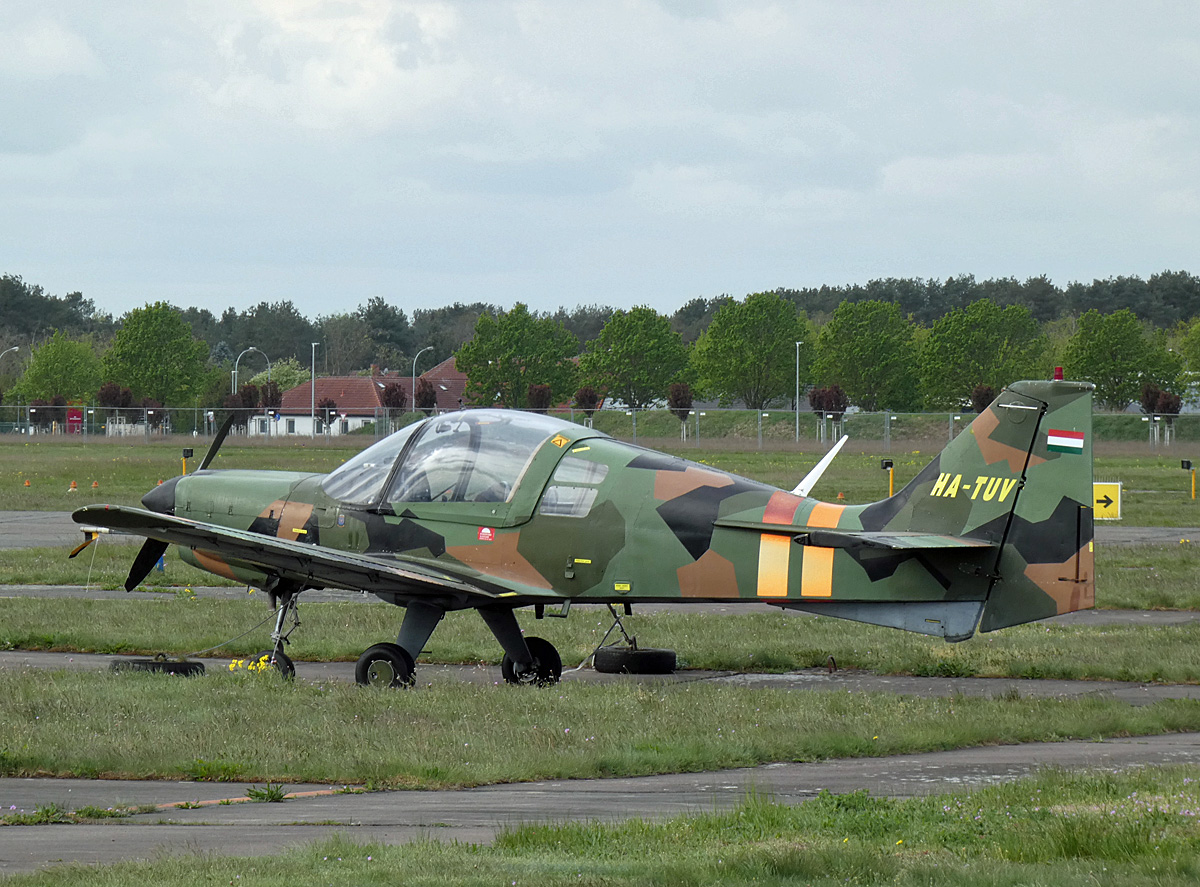  Private Scottish Aviation SK 61 Bulldog, HA-TUV, Flugplatz Strausberg, 14.04.2024 Bulldog