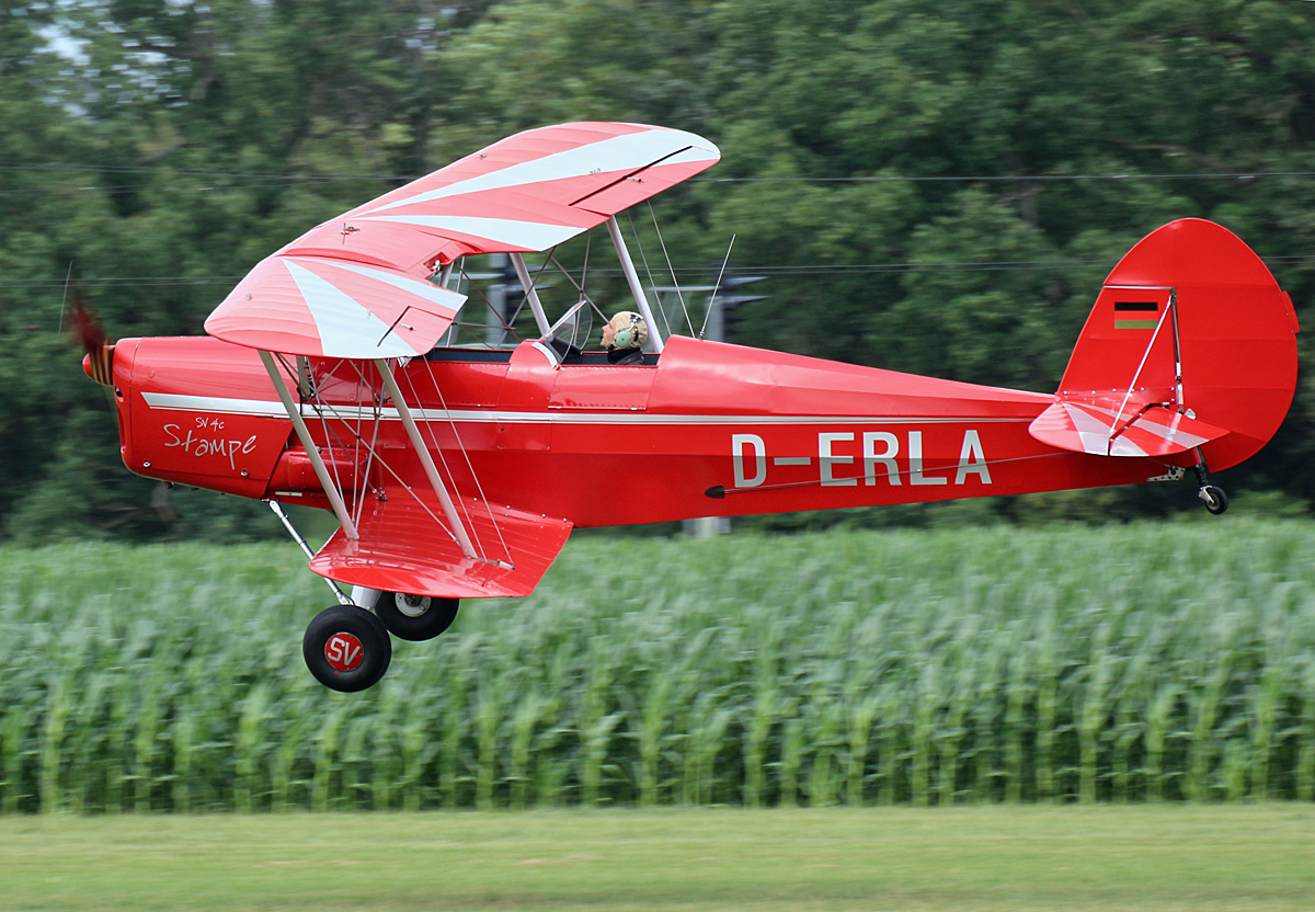 Private Stampe Vertongen SV-4C, D-ERLA, Flugplat Bienenfarm, 