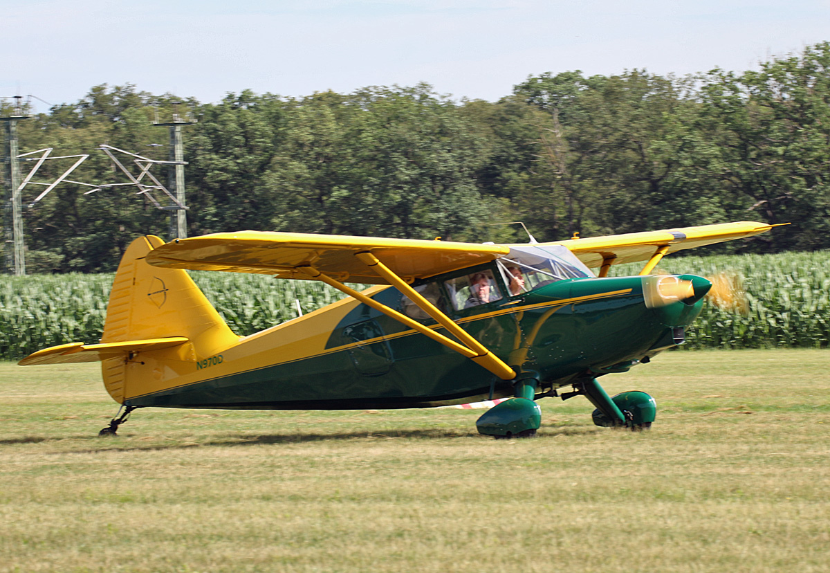 Private Stinson 108-3 Voyager, N970D, Flugplatz Bienenfarm, 06.07.2024