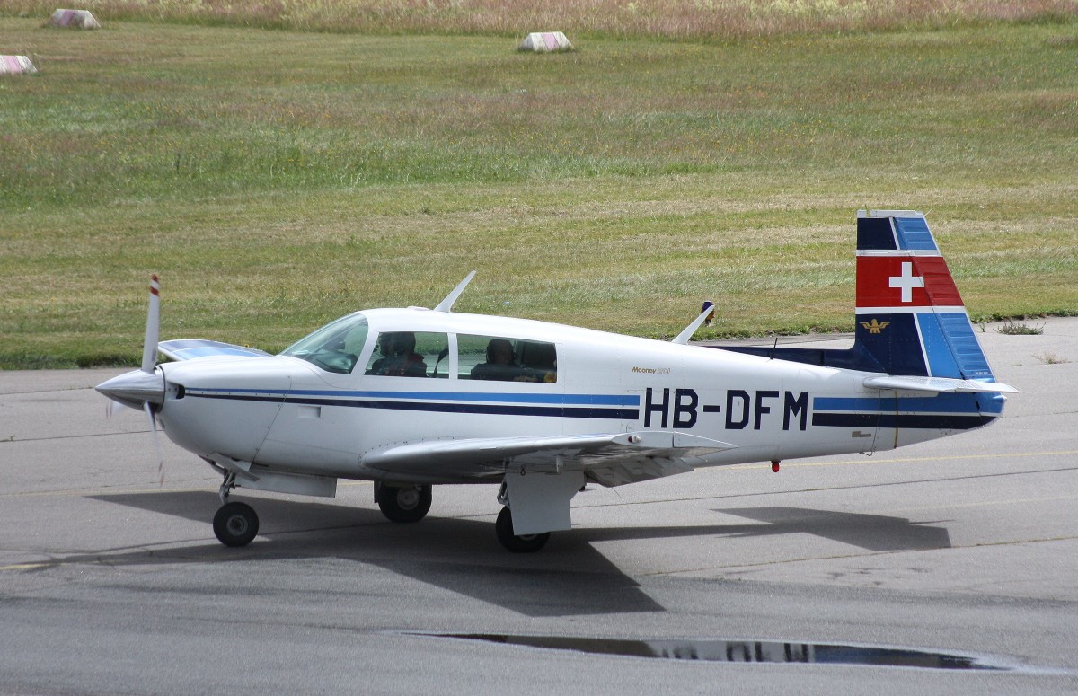 Private,HB-DFM,(c/n 24-0775),Mooney M20J 201,21.06.2014,LBC-EDHL,Lübeck,Germany