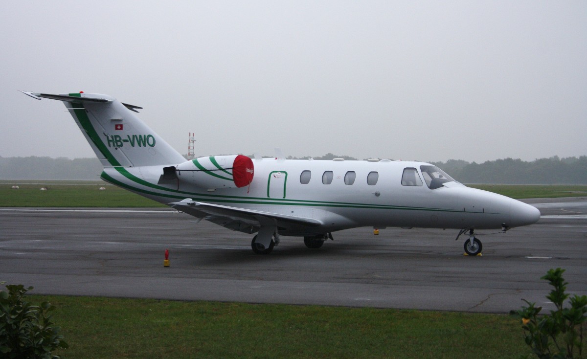 Private,HB-VWO,Cessna 525 CitationJet CJ1,30.09.2014,LBC-EDHL,Lübeck,Germany