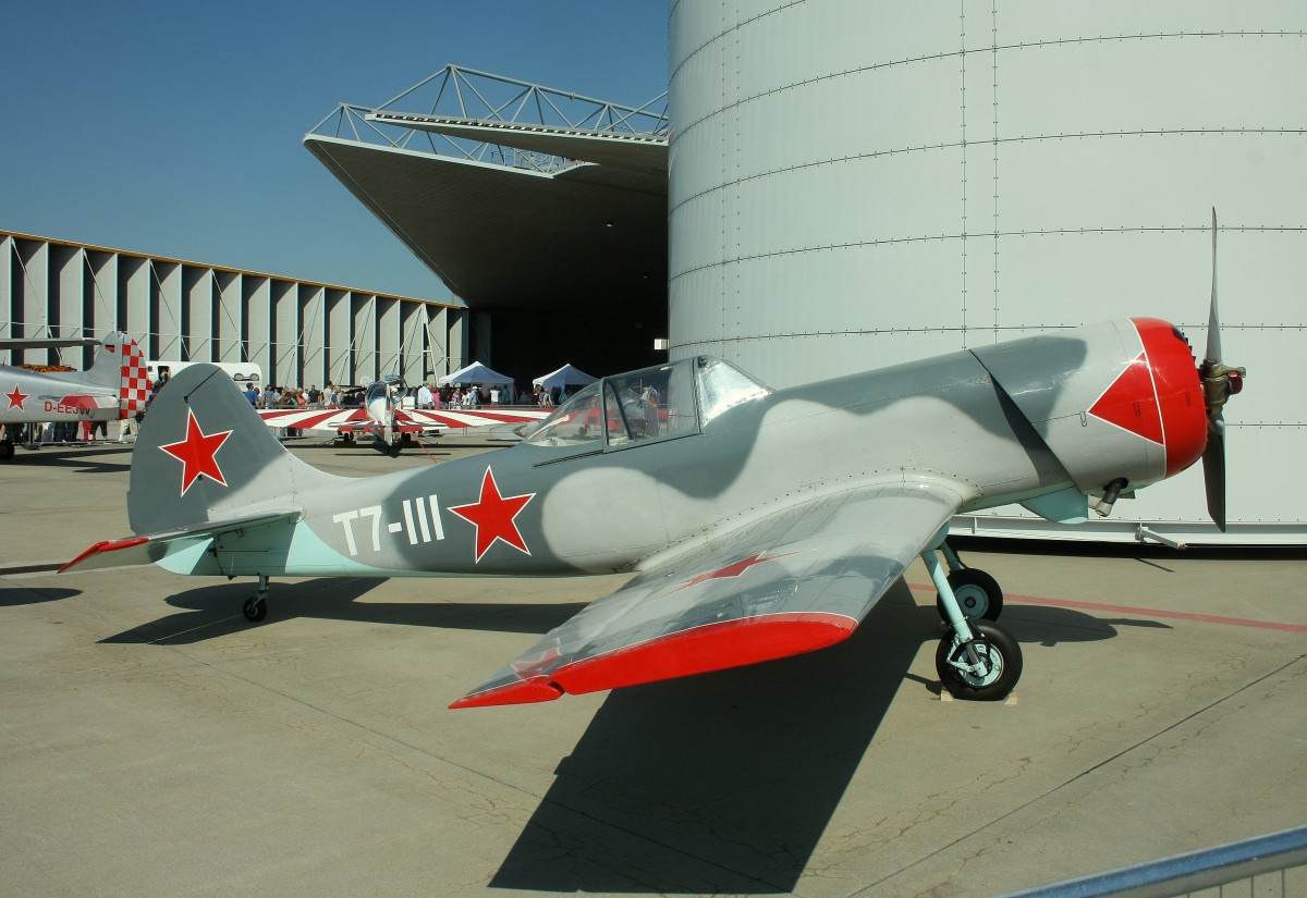 Private,T7-III,Yakovlev YAK-50,22.08.2015,HAM-EDDH,Hamburg,Germany(Airport Days 2015)