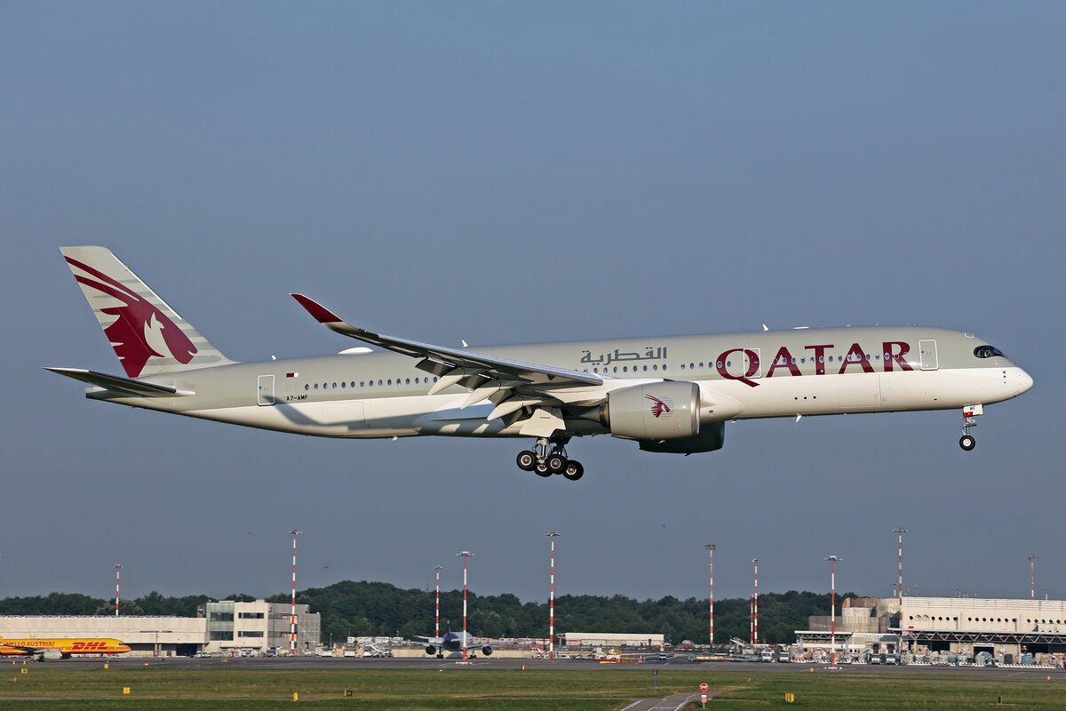 Qatar Airways, A7-AMF, Airbus A350-941, msn: 172, 05.Juli 2024, MXP Milano Malpensa, Italy.
