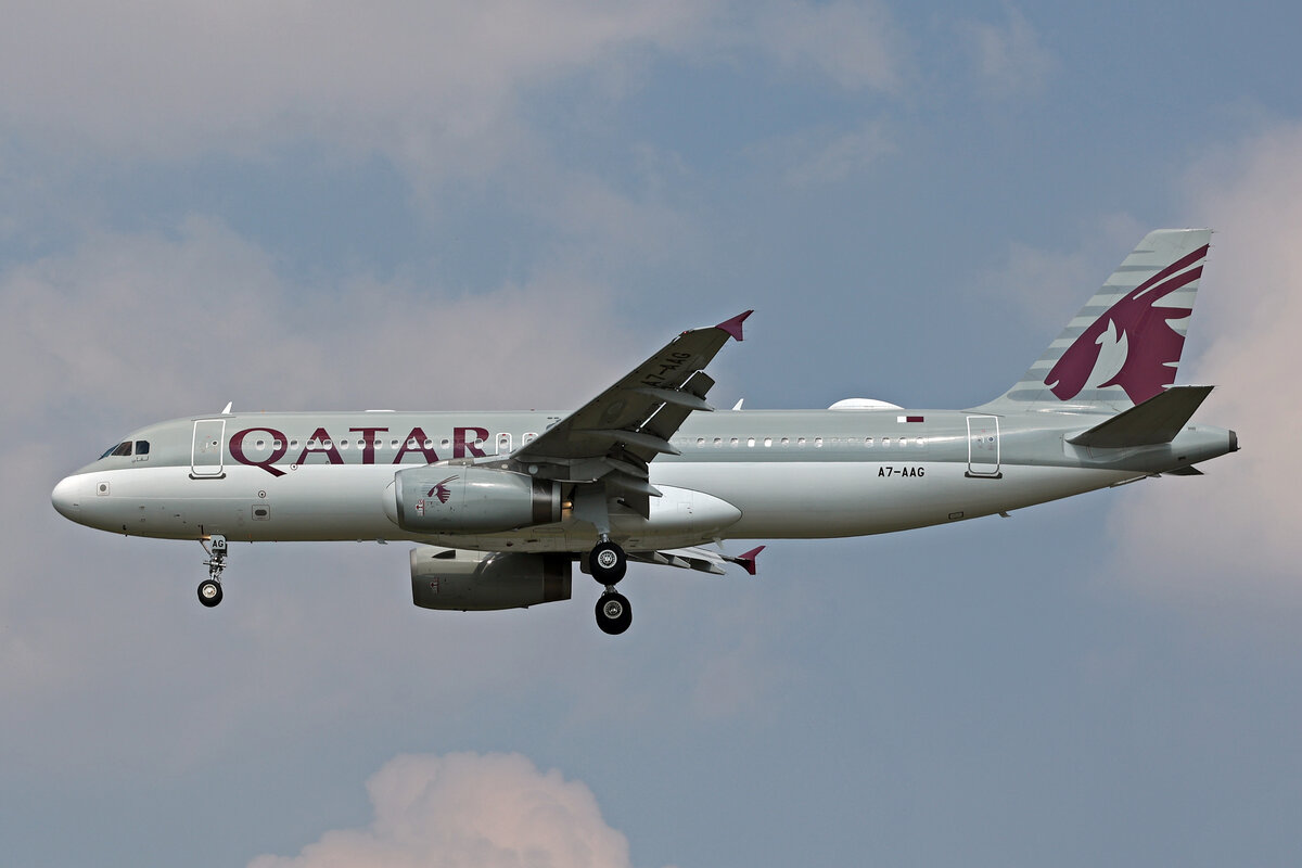 Qatar Amiri Flight, A7-AAG, Airbus A320-232, msn: 927, 05.Juli 2024, MXP Milano Malpensa, Italy.
