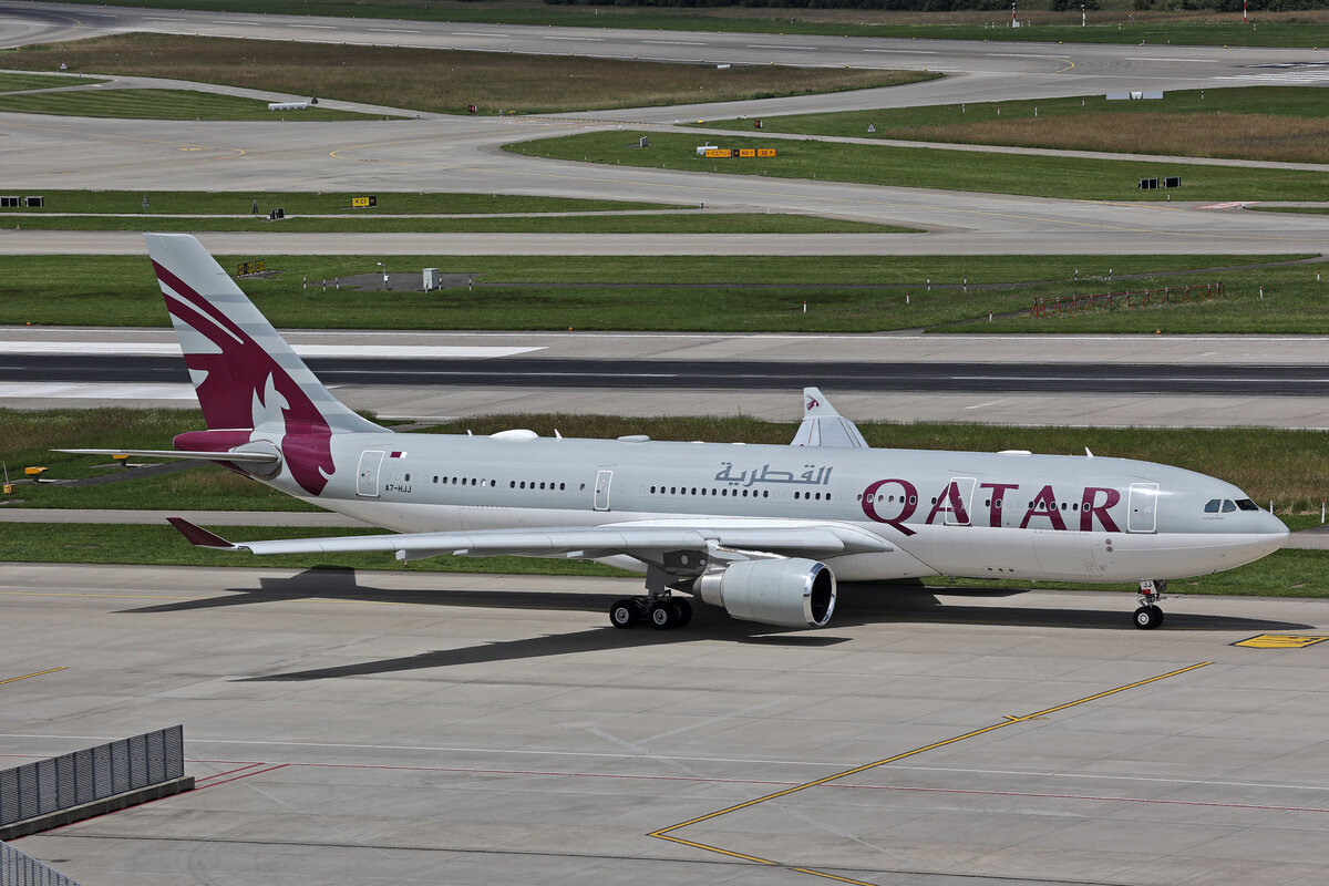 Qatar Amiri Flight, A7-HJJ, Airbus A330-202, msn: 487, 16.Juni 2024, ZRH Zürich, Switzerland.