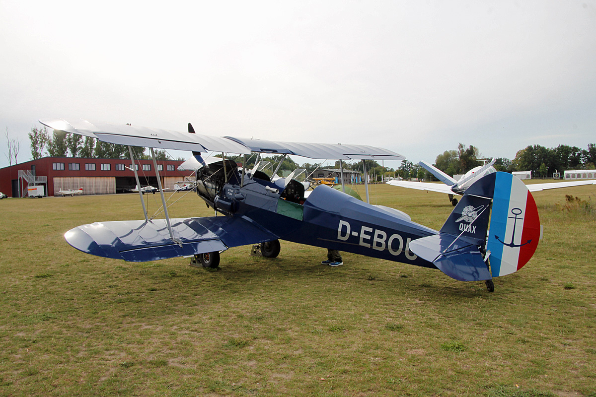 Quax, Stampe SV-4C, B-EBOU, Flugplatz Bienenfarm, 13.09.2024