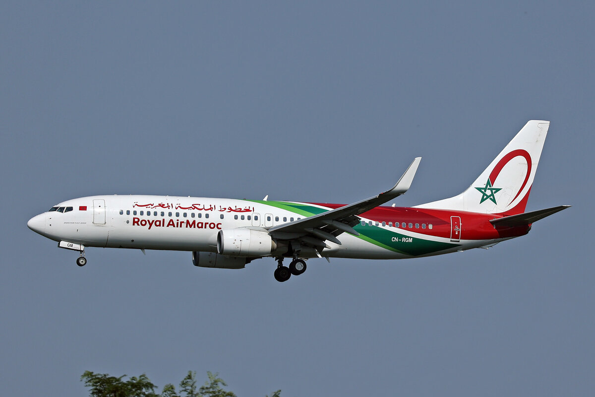 Royal Air Maroc, CN-RGM, Boeing B737-8B6, msn: 33074/4365, 10.Juli 2024, MXP Milano Malpensa, Italy.