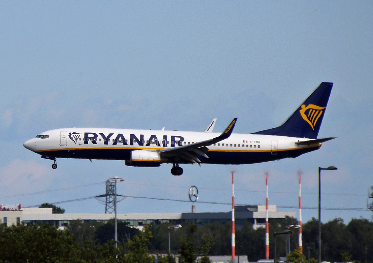 Ryanair, Boeing B 737-8AS, EI-EBR, BER, 14.07.2024