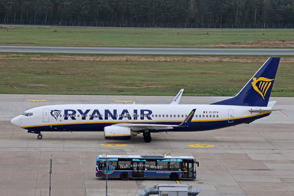 Ryanair, EI-DYA, Boeing B737-8AS, msn: 33631/2529, 14.Oktober 2024, NUE Nürnberg, Germany.