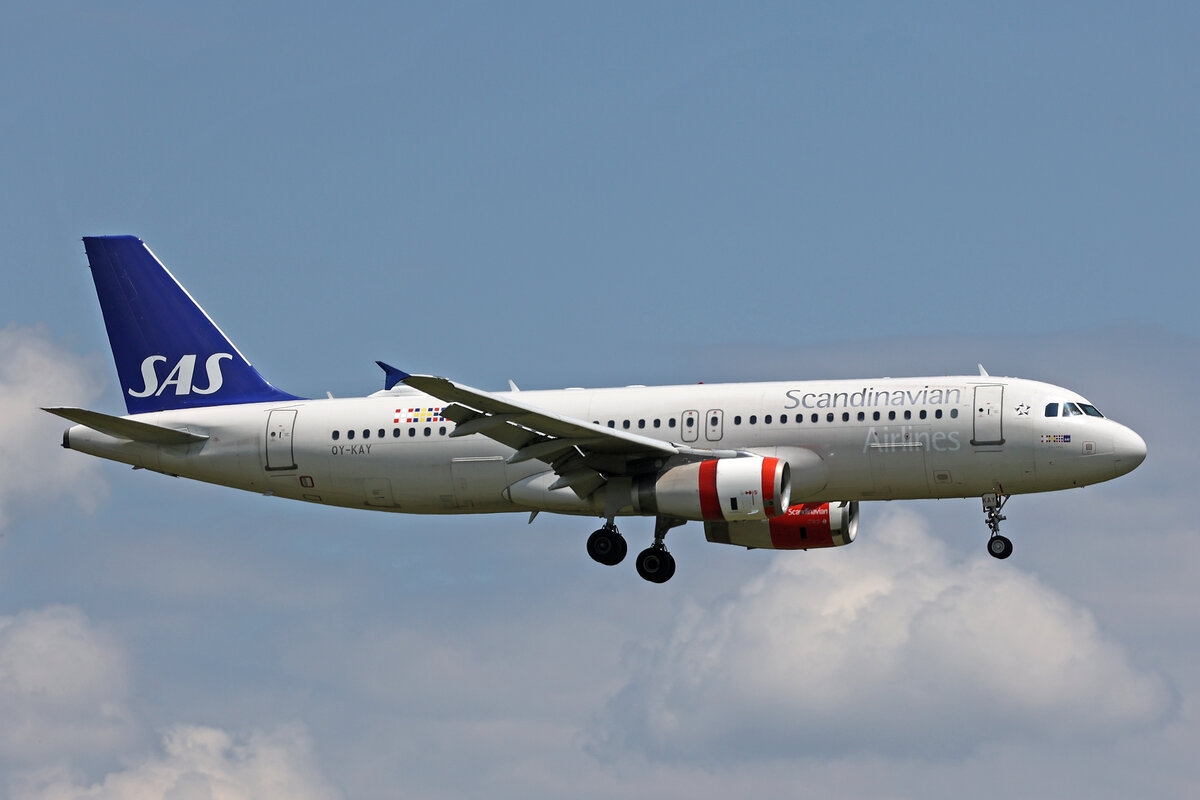 SAS Scandinavian Airlines, OY-KAY, Airbus A320-232, msn: 2856,  Runar Viking , 13.Juni 2024, ZRH Zürich, Switzerland.