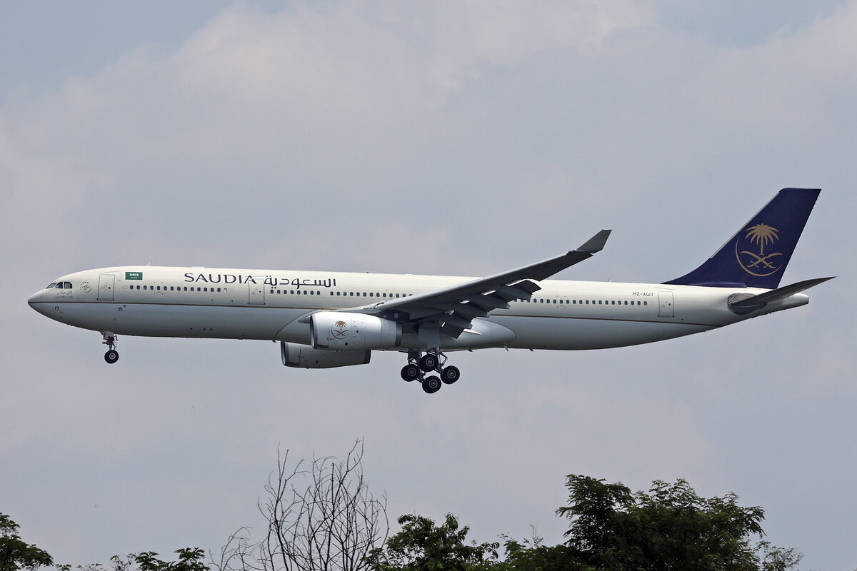 Saudi Arabian Airlines, HZ-AQ17, Airbus A330-343E, msn: 1739, 05.Juli 2024, MXP Milano Malpensa, Italy.