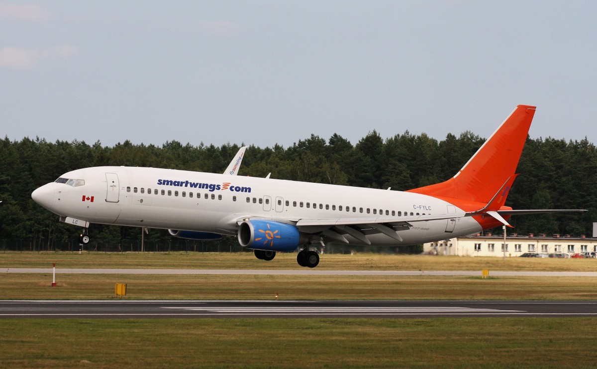 SmartWings,C-FYLC,(c/n 33029),Boeing 737-8BK(WL),15.07.2014,GDN-EPGD,Gdansk,Polen