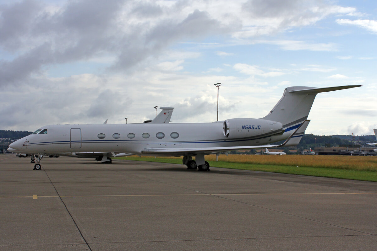 Southern Cross Aircraft LLC, N585JC, Gulfstream G-V, msn: 618, 22.Juni 2024, ZRH Zürich, Switzerland.