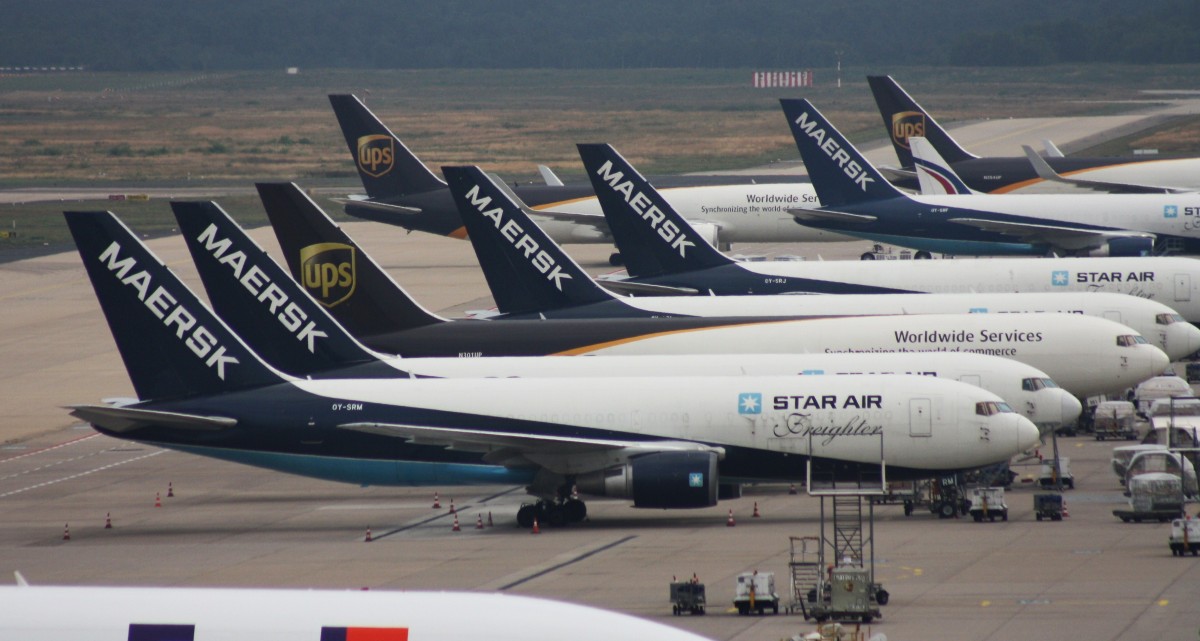 Star Air(MAERSK),OY-SRM,(c/n27192),Boeing 767-25E(BDSF),07.09.2013,CGN-EDDK,Kln-Bonn,Germany