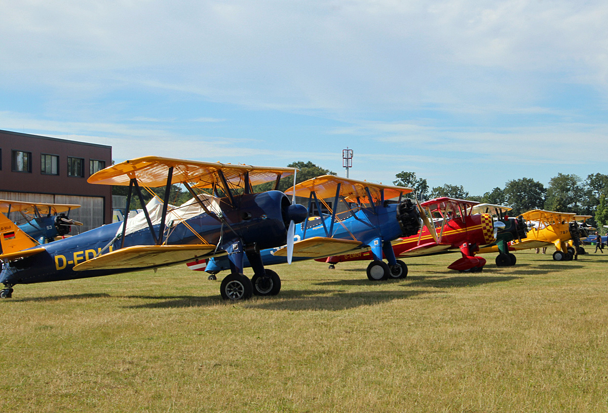 Stearman and Friends 2024 Boeing Stearman, Flugplatz Bienenfarm, 06.07.2024