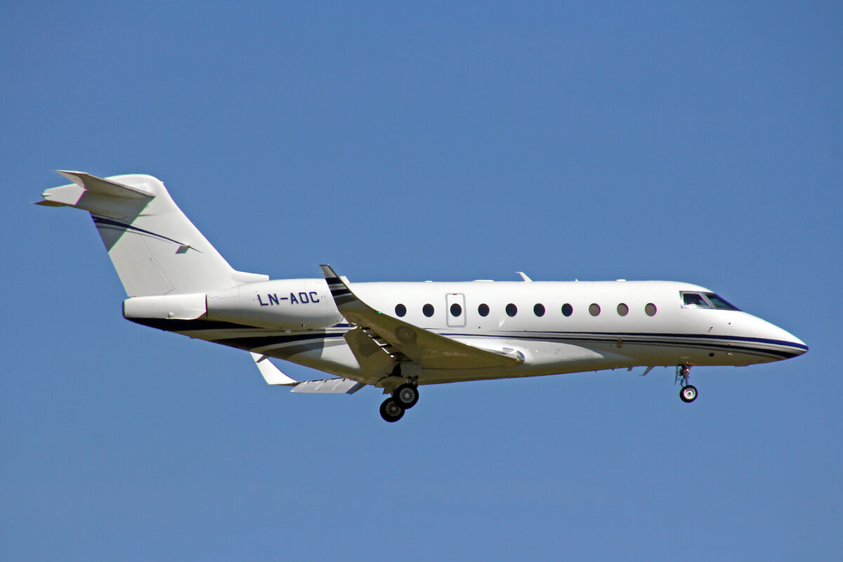 Sundt Air, LN-AOC, Gulfstream G280, msn: 2185, 18.April 2022, ZRH Zürich, Switzerland.