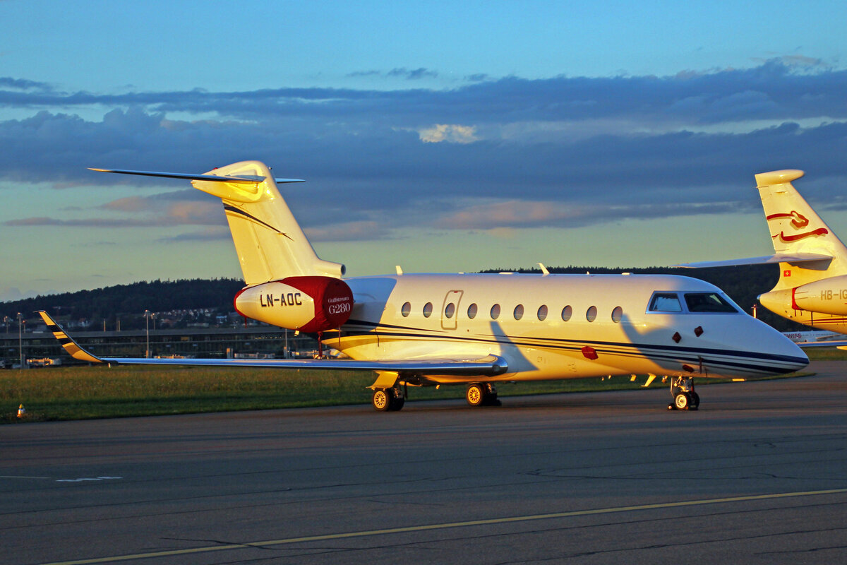 Sundt Air, LN-AOC, Gulfstream G280, msn: 2185, 03.September 2022, ZRH Zürich, Switzerland.