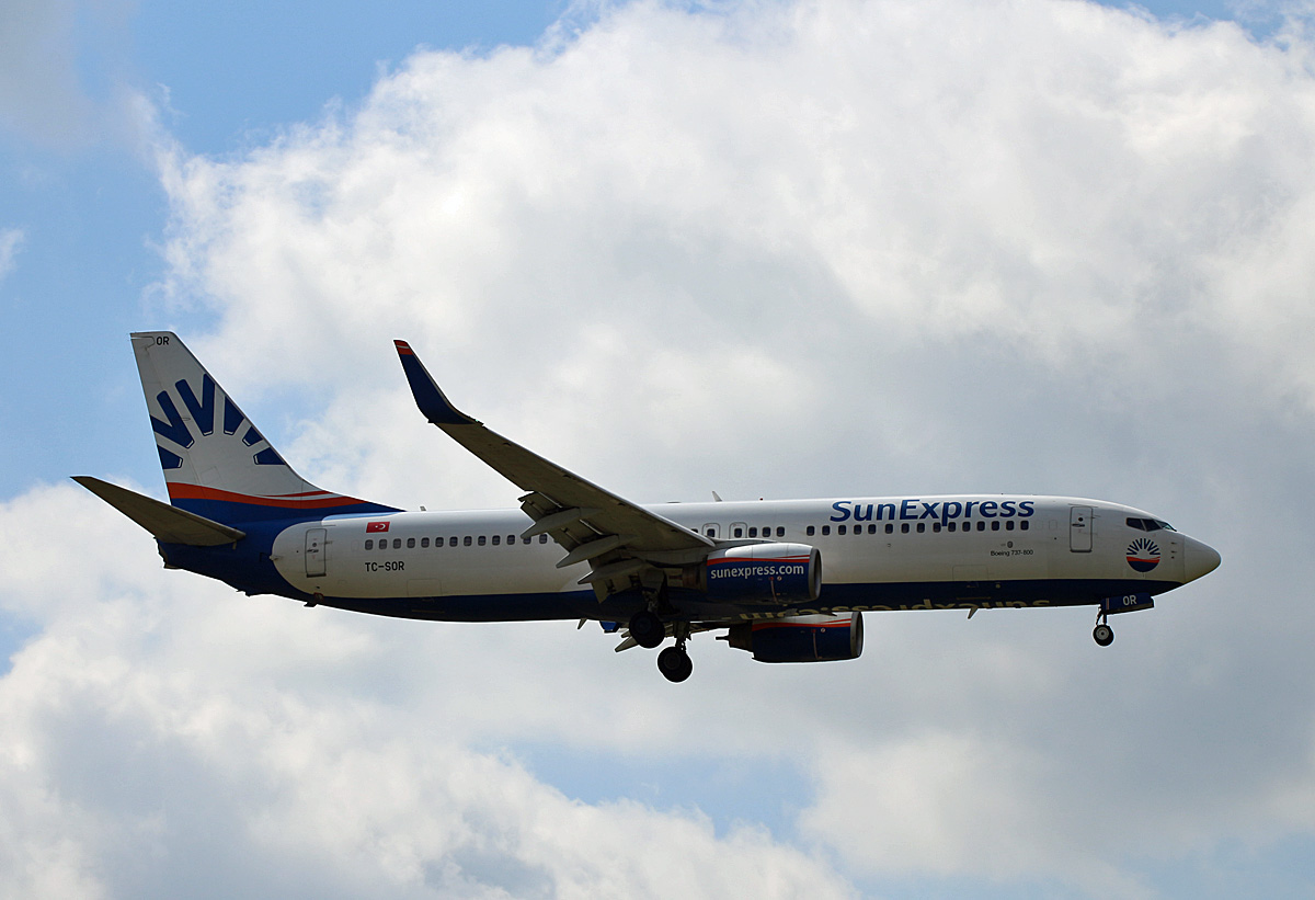 SunExpress, Boeing B 737-8AS, TC-SOR, BER, 23.06.2024