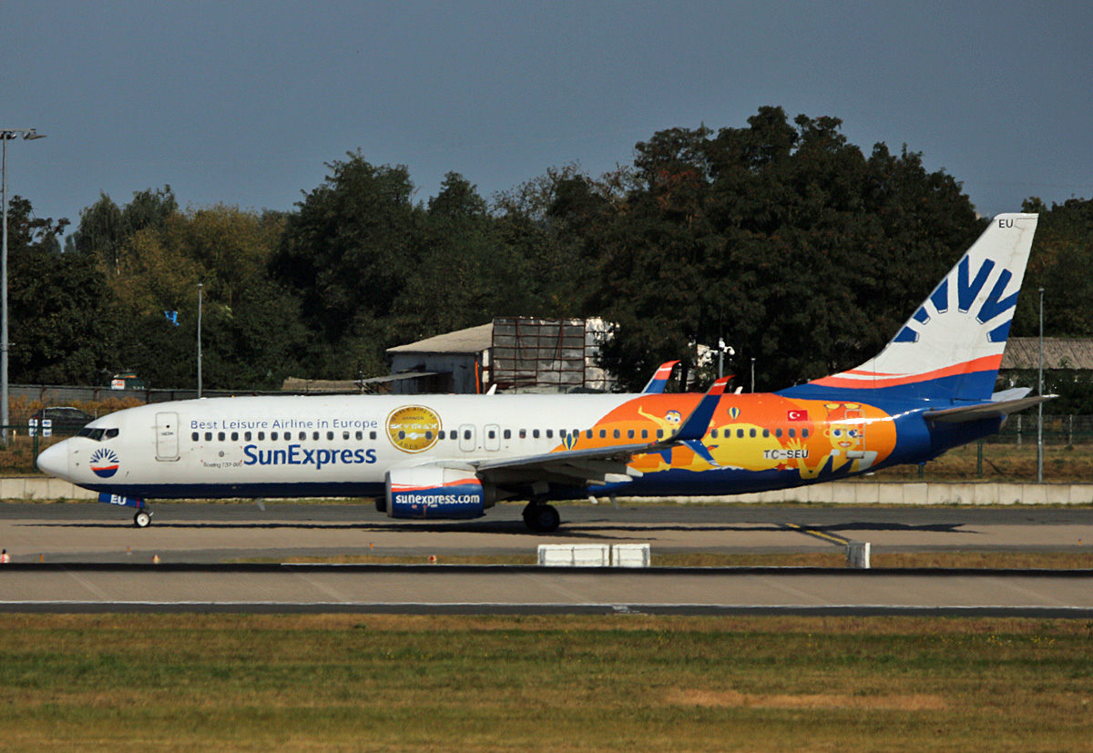 SunExpress, Boeing B 737-8HC, TC-SEU, BER, 01.09.2024