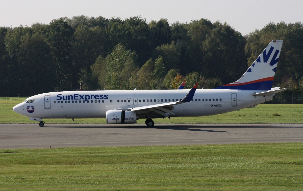 SunExpress Germany,D-ASXL,(c/n 35835),Boeing 737-8EH(WL),04.10.2014,HAM-EDDH,Hamburg,Germany