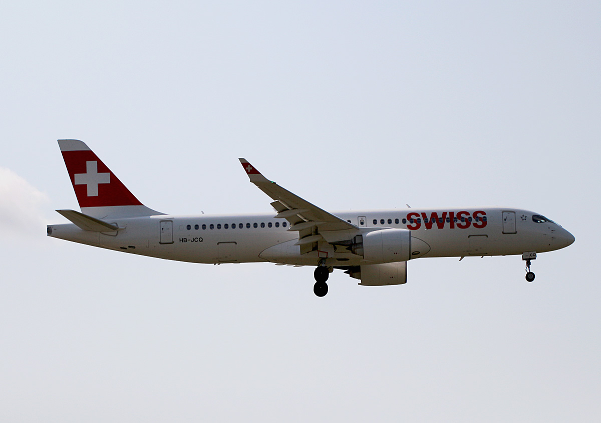 Swiss, Airbus A 220-300, HB-JCQ, BER, 25.07.2024