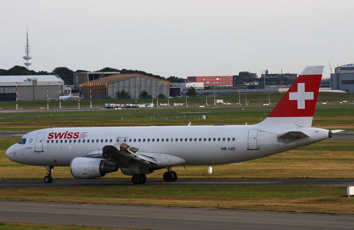 Swiss,HB-IJQ,(c/n 701),Airbus A320-214,06.08.2014,HAM-EDDH,Hamburg,Germany