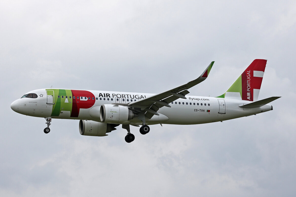 TAP Air Portugal, CS-TVH, Airbus A320-251N,  Eça de Queirós , 07.Juni 2024, ZRH Zürich, Switzerland.