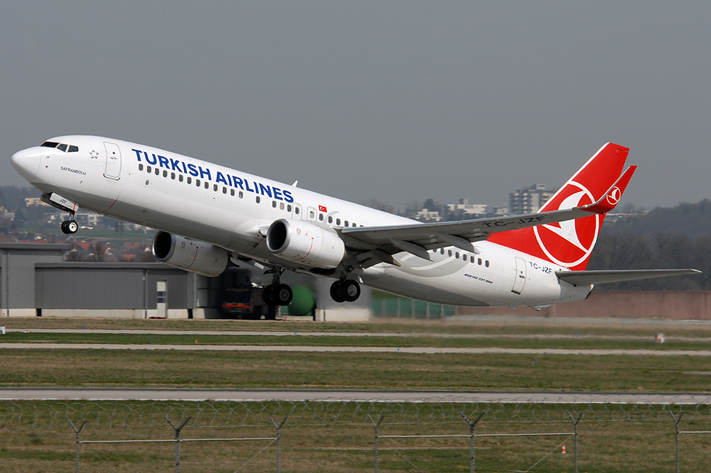 TC-JZF Boeing 737-8F2 02.04.2019