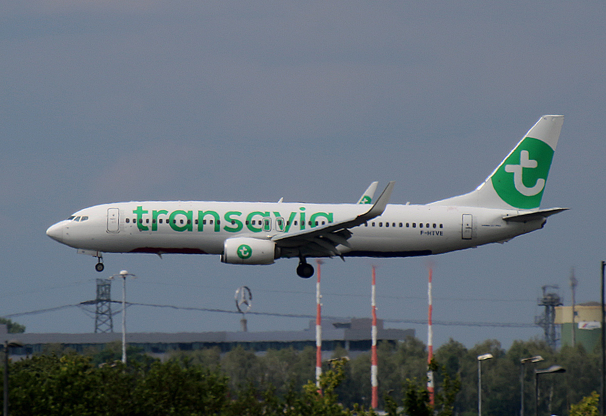 Transavia France, Boeing B 737-8K2, F-HTVE, BER, 23.06.2024