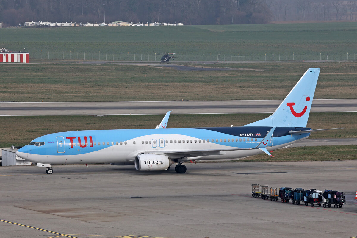 TUI Airways, G-TAWW, Boeing B737-8K5, msn: 41663/5369, 09.März 2024, GVA Genève, Switzerland.