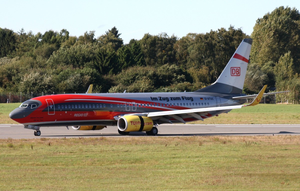 TUIfly,D-ATUC,(c/n34684),Boeing 737-8K5(WL),29.09.2013,HAM-EDDH,Hamburg,Germany(Bemalung:DB-Regio)