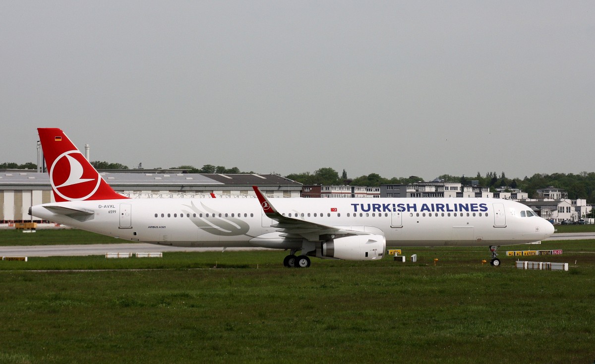 Turkish Airlines,D-AVXL,Reg.TC-JSP,(c/n 6599),Airbus A321-231(SL),11.05.2015,XFW-EDHI,Hamburg-Finkenwerder,Germany