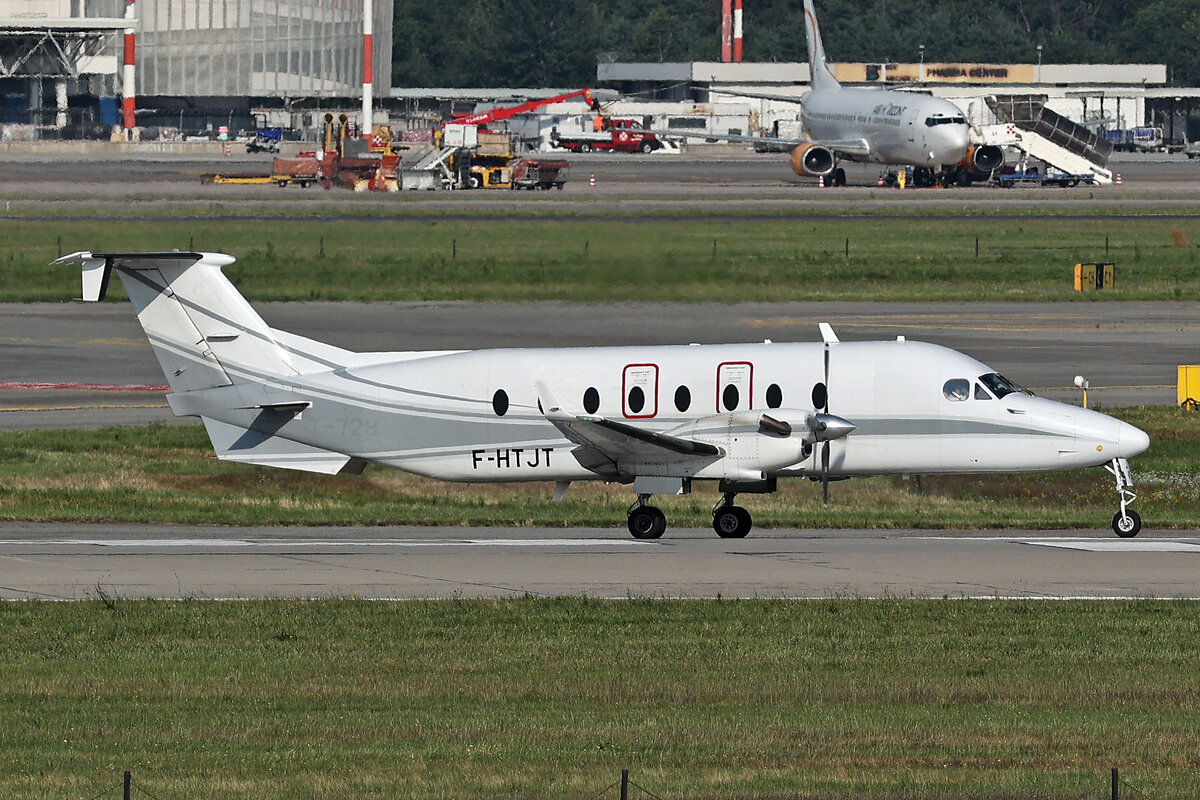 Twin Jet, F-HTJT, Beechcraft 1900D, msn: UE288, 10.Juli 2024, MXP Milano Malpensa, Italy.