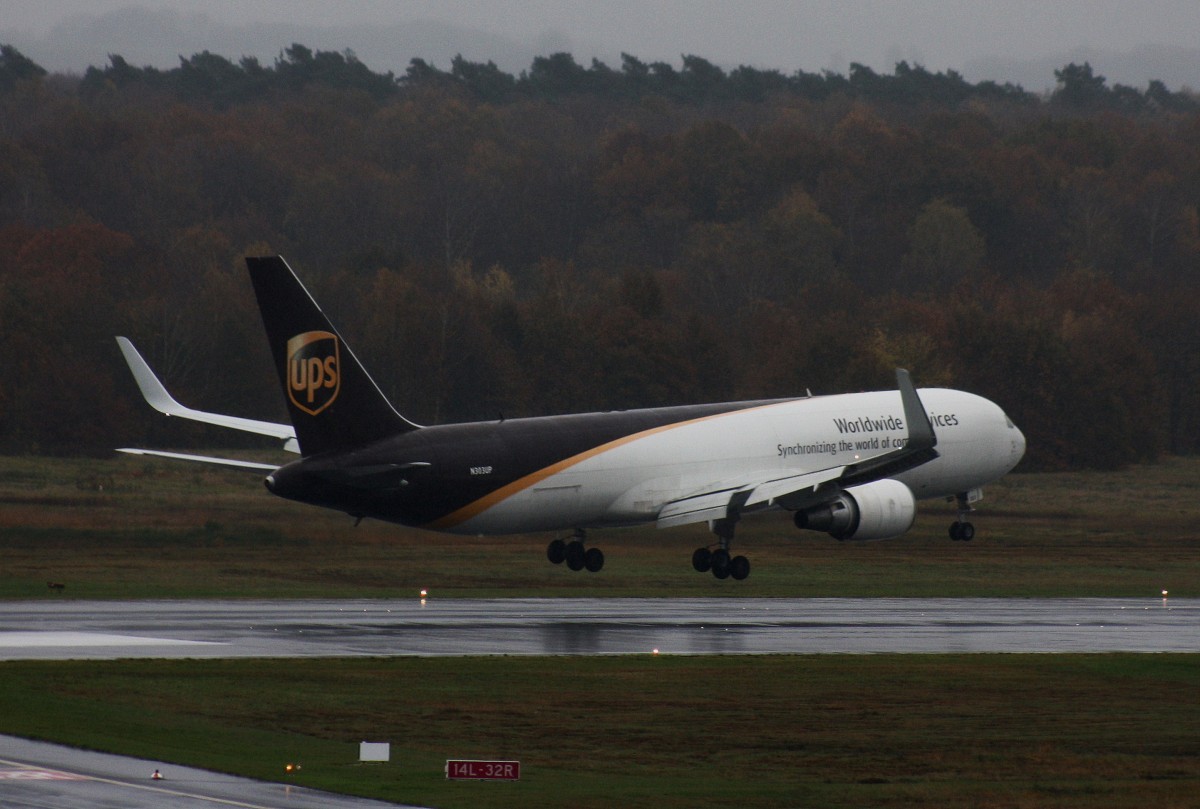 UPS,N303UP,(c/n 27241),Boeing 767-34AF(ER)(WL),16.11.2014,CGN-EDDK,Köln-Bonn,Germany