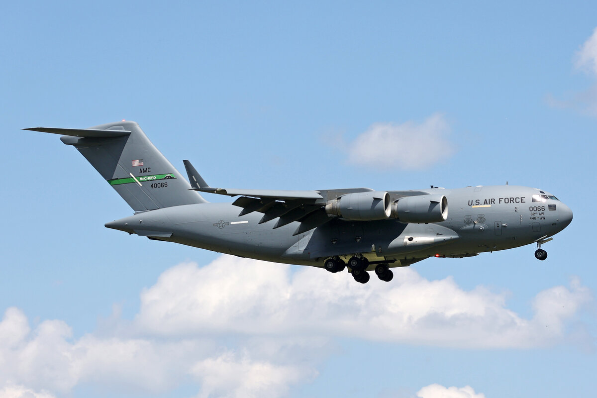 US Air Force, 94-0066, McDonnell Douglas C-17A Globemaster III, msn: P-22, 13.Juni 2024, ZRH Zürich, Switzerland.