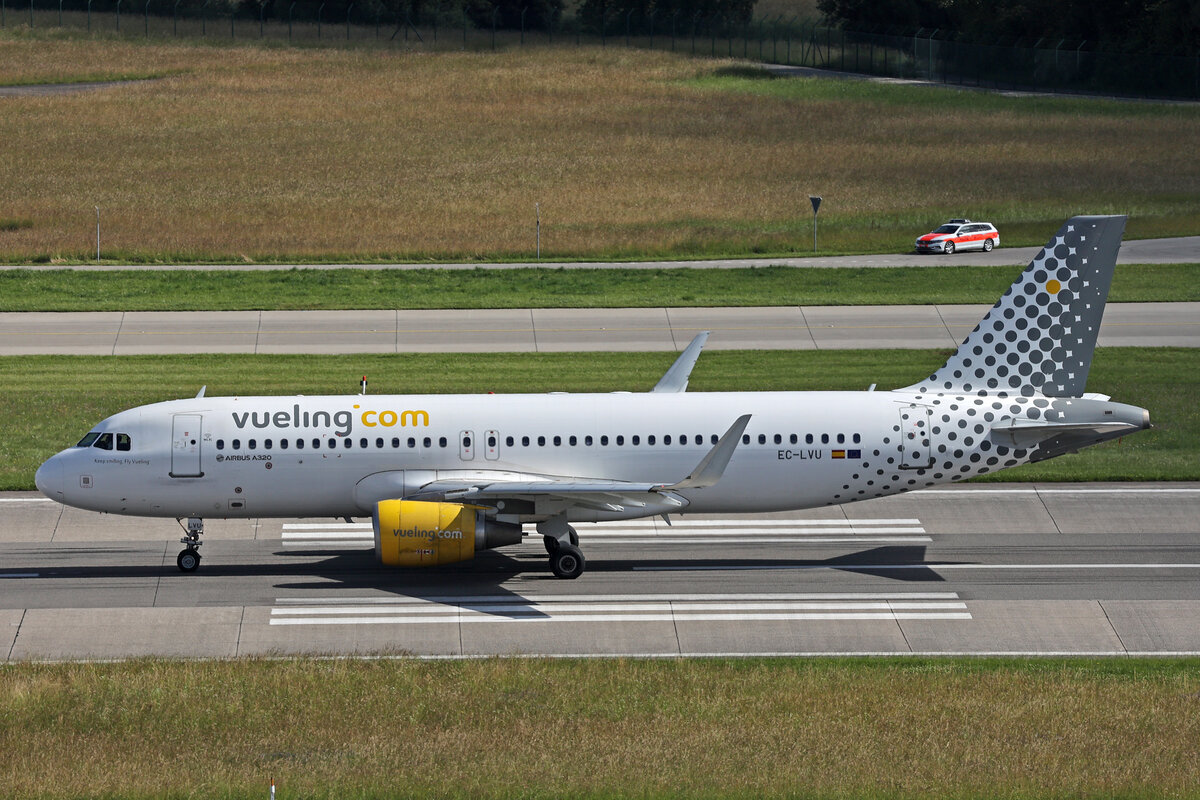 Vueling Airlines, EC-LVU, Airbus A320-214, msn: 5616,  Keep Smiling, fly Vueling , 16.Juni 2024, ZRH Zürich, Switzerland.