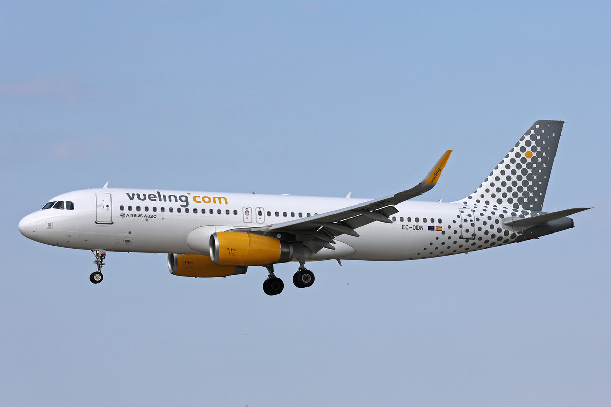 Vueling Airlines, EC-ODN, Airbus A320-232, msn: 6544, 13.Juni 2024, ZRH Zürich, Switzerland.