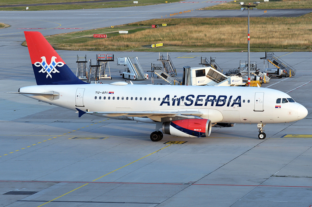 YU-API Airbus A319-132 27.07.2018