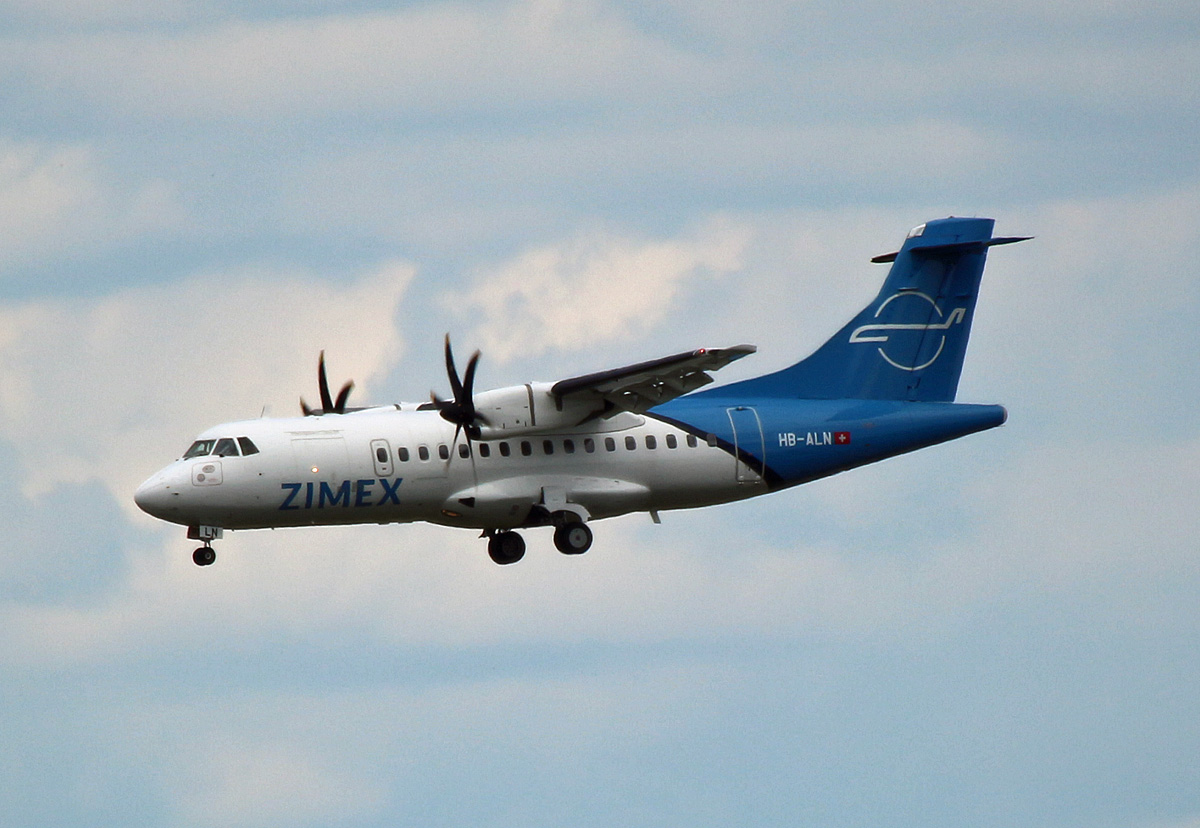 Zimex, ATR-42-500, HB-ALN, BER, 14.07.2024