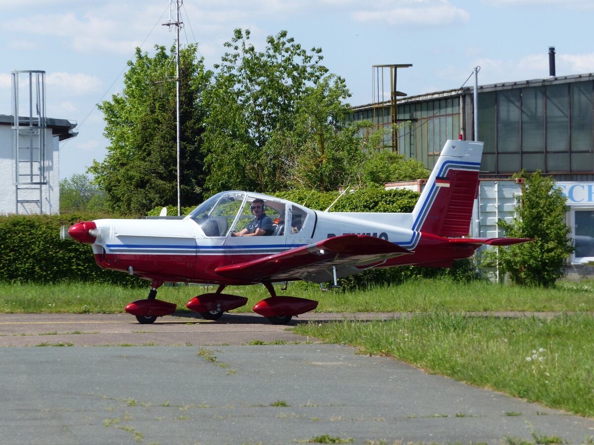 Zlin 42, D-EWMQ, Flugplatz Gera (EDAJ), 9.5.2024
