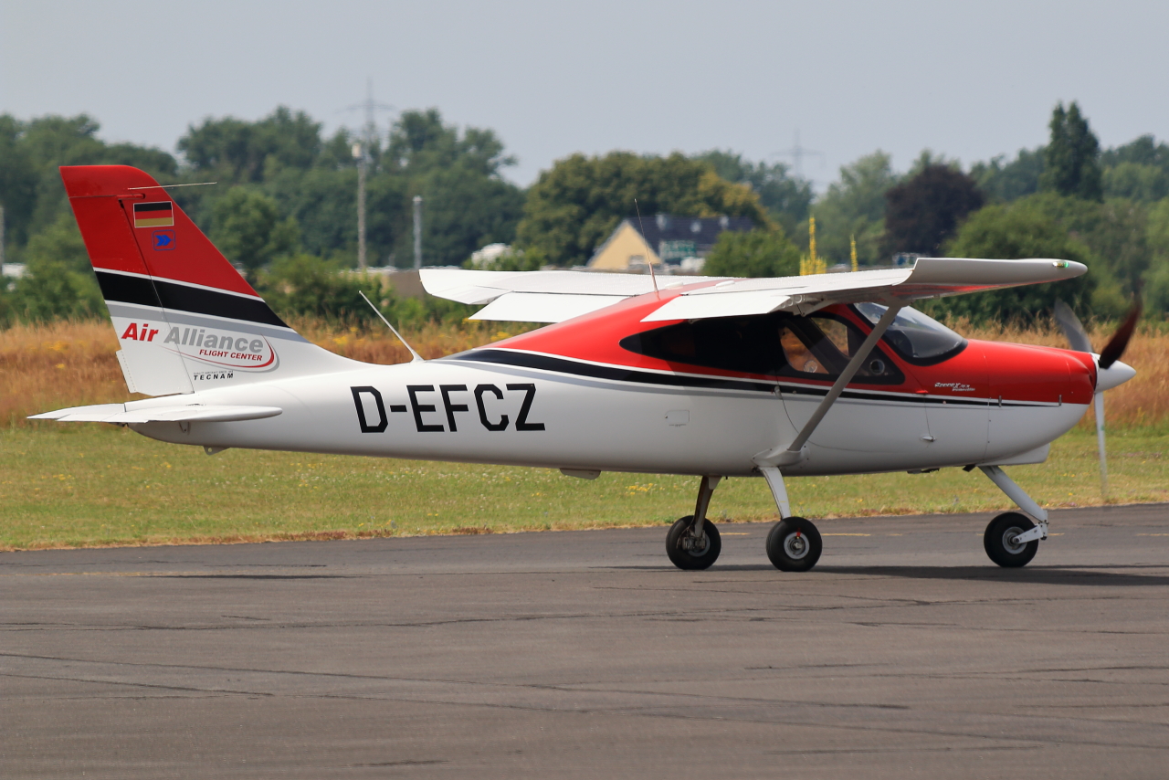 Air Alliance, D-EFCZ, Tecnam P2008JC MkII, S/N: 1125. Bonn-Hangelar (EDKB), 29.06.2024.