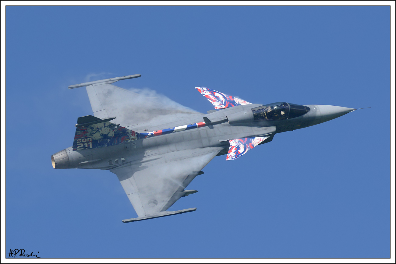 Czech Air Force, Saab JAS-39C Gripen (9242), Airpower Zeltweg am 7.9.2024.