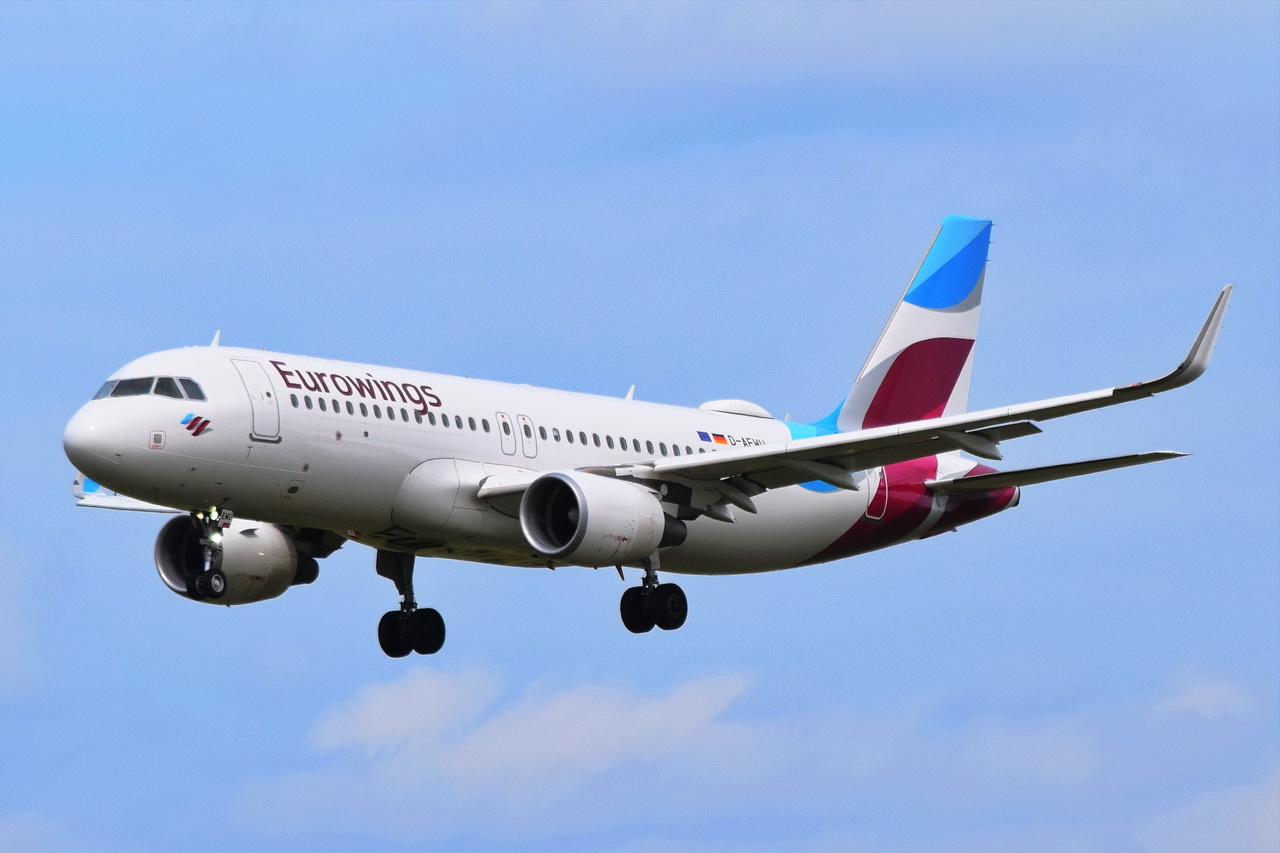 D-AEWU , Eurowings , Airbus A320-214(WL) , Berlin-Brandenburg  Willy Brandt  , BER , 08.08.2024 ,